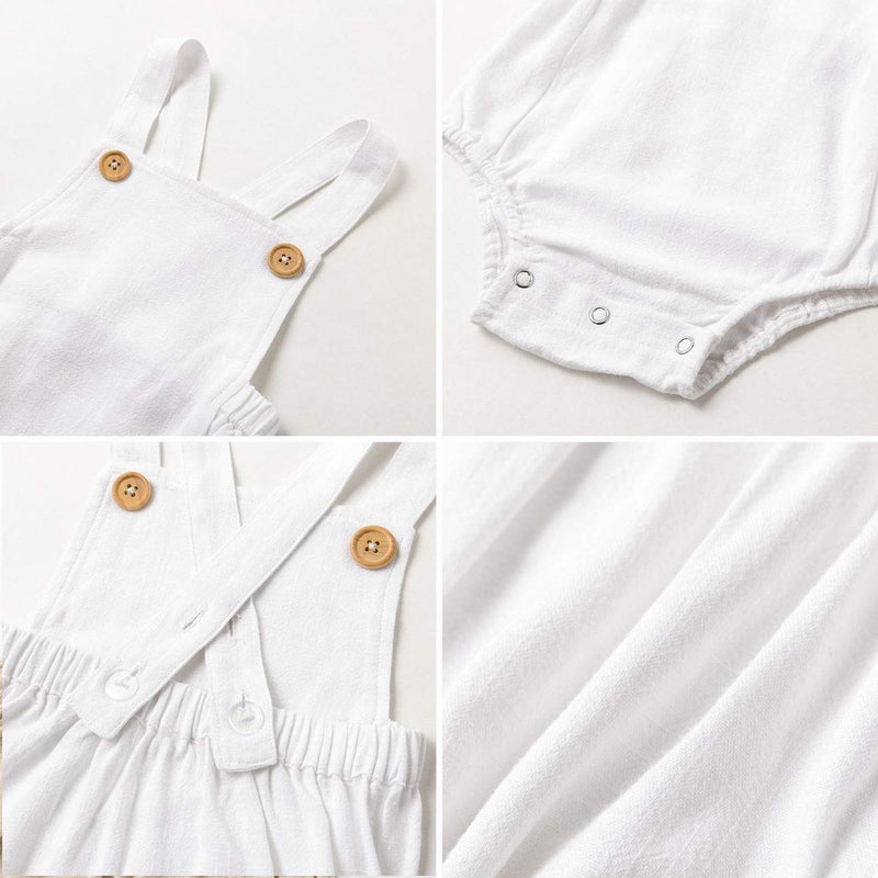 Simplee kids Unisex Baby Onesie Cute Baby Romper Boy Infant Summer Jumpsuits Sleeveless 6-12 Months - Image 5